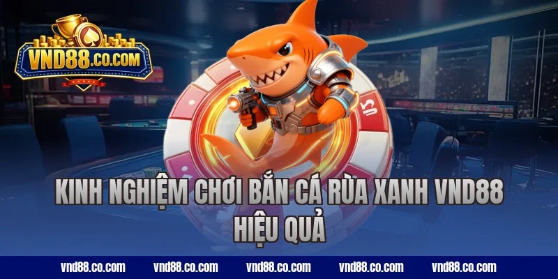 Kinh nghiệm chơi bắn cá Rùa Xanh VND88 hiệu quả